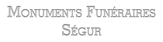 logo gravure monuments funeraires segur
